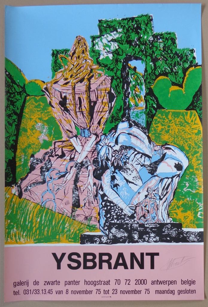 YSBRANT / AFFICHE / KLEURZEEFDRUK / 90x60cm / SIG / 1975, Enlèvement ou Envoi