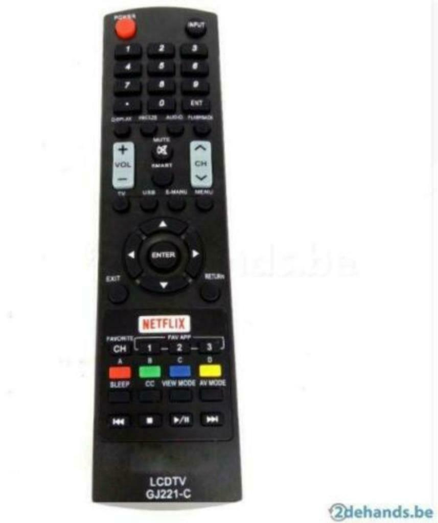 Sharp Afstandsbediening voor smart LED TV GJ221-C, Enlèvement ou Envoi, Neuf, Originale, TV