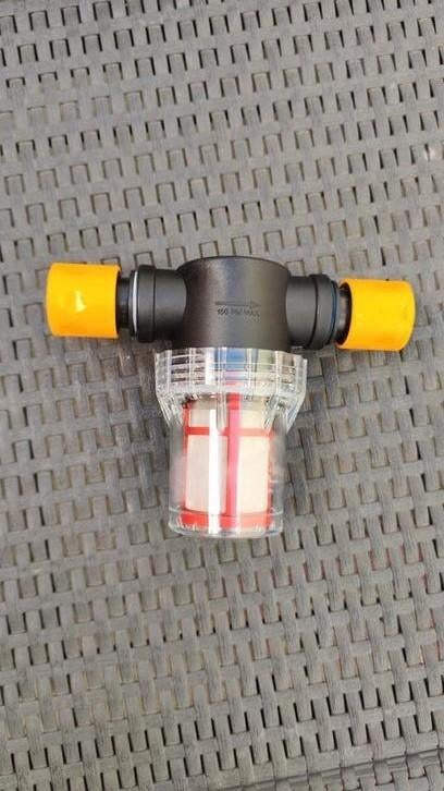 inox waterfilter met tuinslang snelkoppeling, Ophalen of Verzenden, Nieuw