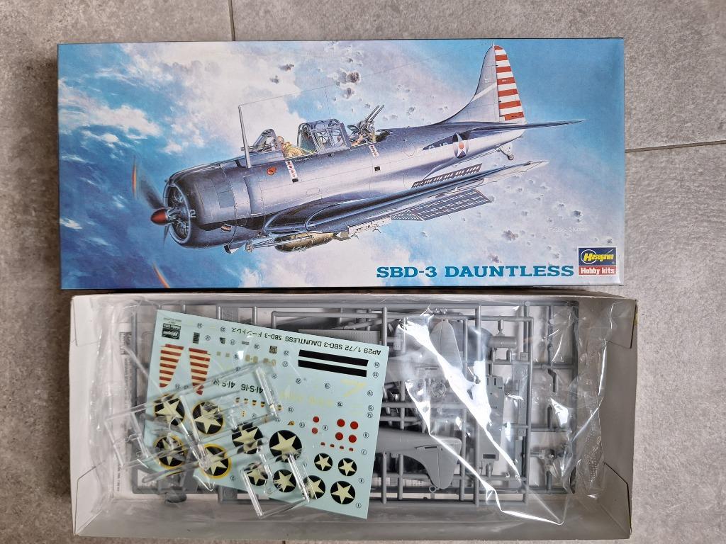 Hasegawa SBD-3 Dauntless, Ophalen, Hasegawa