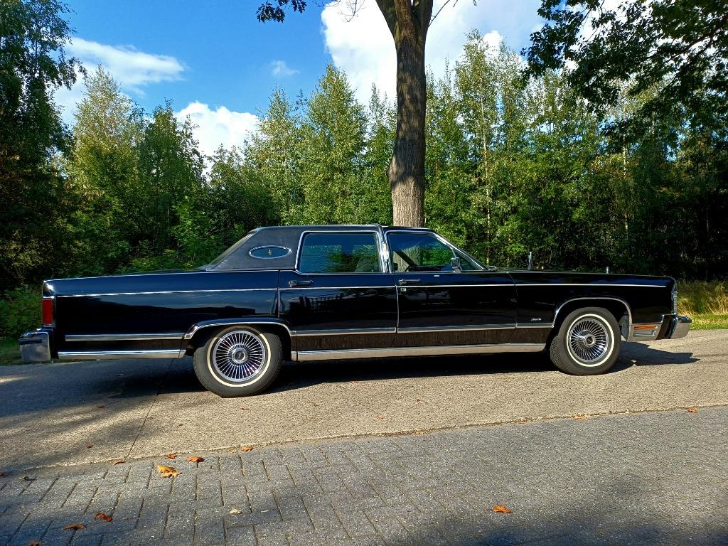 lincoln continental**town car**bj:1979**, Auto's, Automaat, 4 deurs, Town Car, Zwart