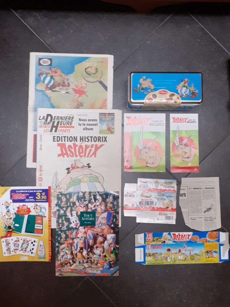 Astérix Uderzo lot articles divers, Collections, Personnages de BD, Utilisé, Autres types, Astérix et Obélix, Enlèvement ou Envoi