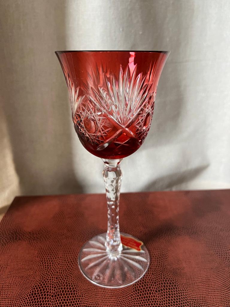 Verres à vin en cristal Roemers doublés (lot de 6), Antiquités & Art, Curiosités & Brocante, Enlèvement