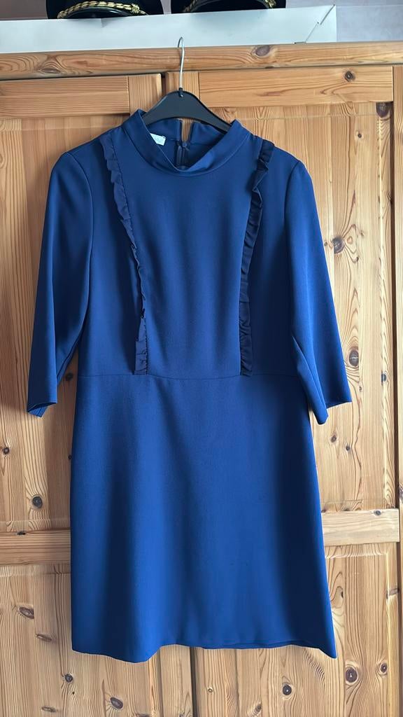 Bel & bo blauw kleed 42, Ophalen of Verzenden, Zo goed als nieuw, Blauw