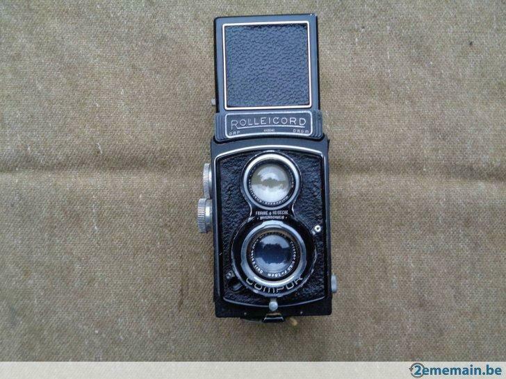 ancien appareil photo argentique rolleicord 2 B 1938 /39, Ophalen of Verzenden