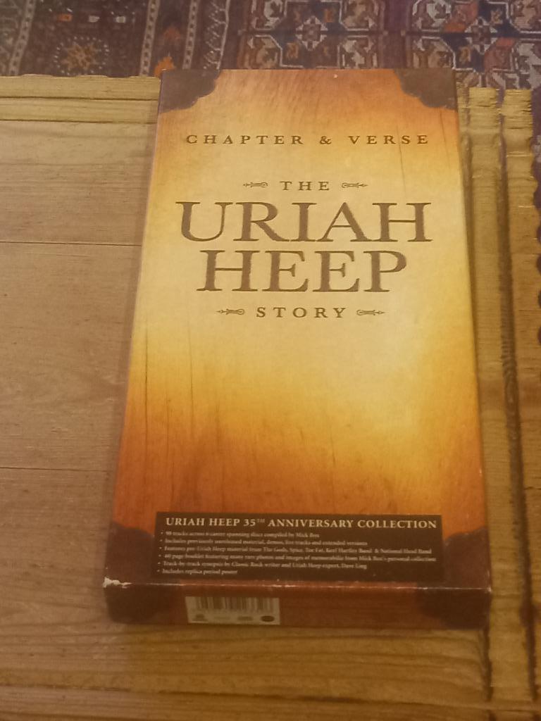 Box set met 6 Cd's en boek van Uriah Heep, Ophalen of Verzenden, Zo goed als nieuw
