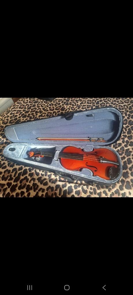 Violon + étui, Musique & Instruments, Instruments à cordes frottées | Violons & Altos, Enlèvement, Violon