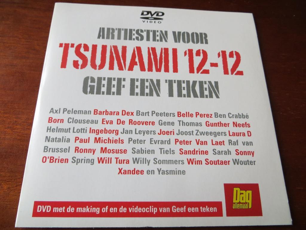 ARTIESTEN VOOR TSUNAMI - DVD SINGLE - GEEF EEN TEKEN, Verzenden, Zo goed als nieuw, Overige genres