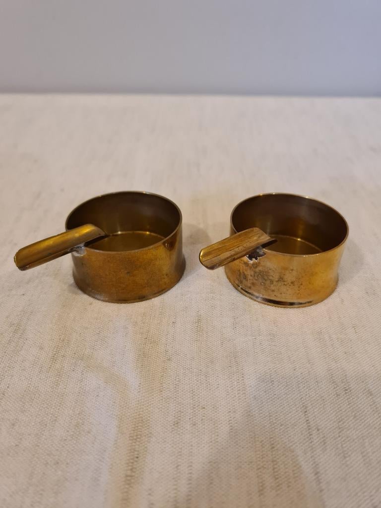 1 koperen asbakje  te koop in Balen, Antiek en Kunst, Ophalen of Verzenden, Koper