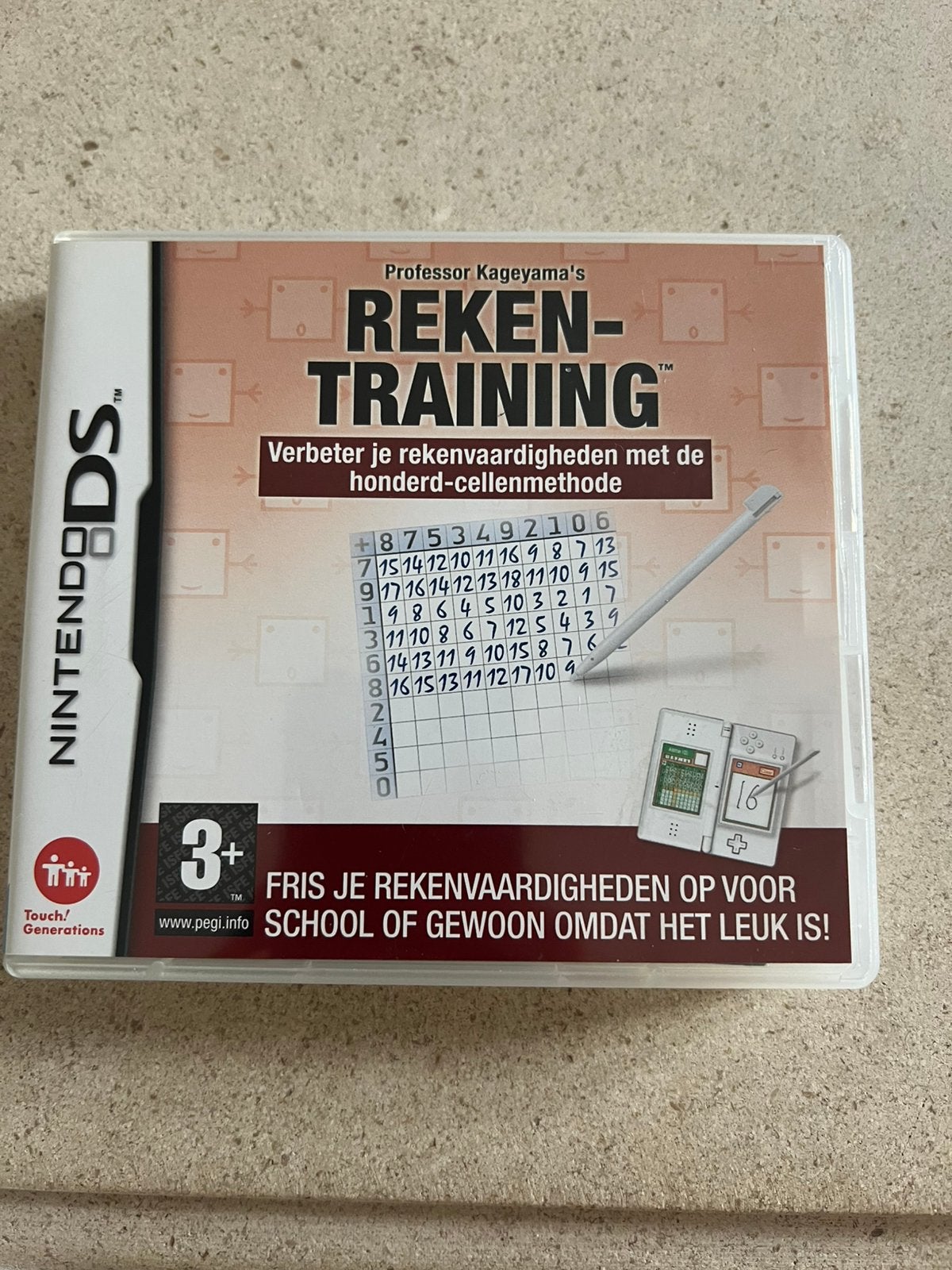 Nintendo DS rekentraining, Ophalen, Zo goed als nieuw, Puzzel en Educatief, Vanaf 3 jaar