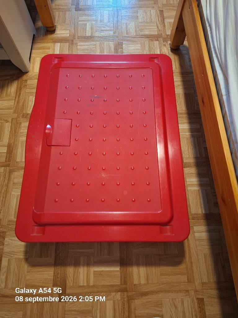 Kunststof container met wielen, Ophalen, Gebruikt, 40 tot 60 cm, 75 tot 100 cm