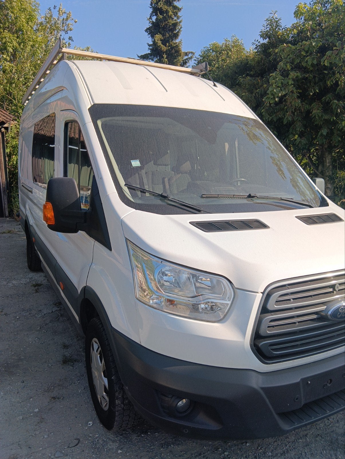 Ford Transit euro 6. Lichte vracht 6 persoon - export, Auto's, 4 deurs, Euro 6, 4 cilinders, Wit