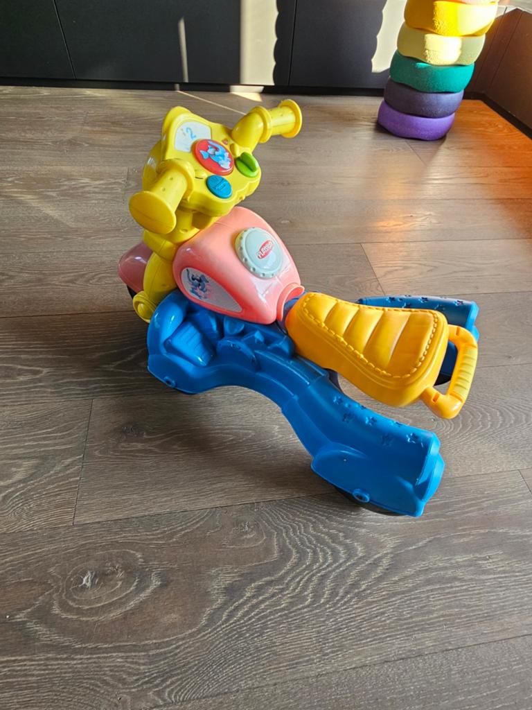 Loopwagentje Playskool, Ophalen