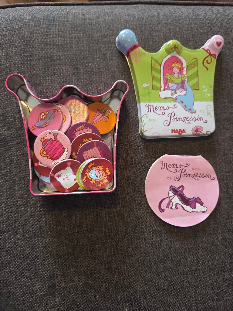 Memo spel prinses Haba, Enlèvement ou Envoi