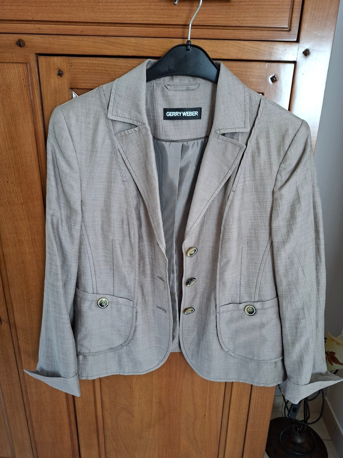 blazer Gerry Weber, Taille 42/44 (L), Gris, Enlèvement ou Envoi, Comme neuf