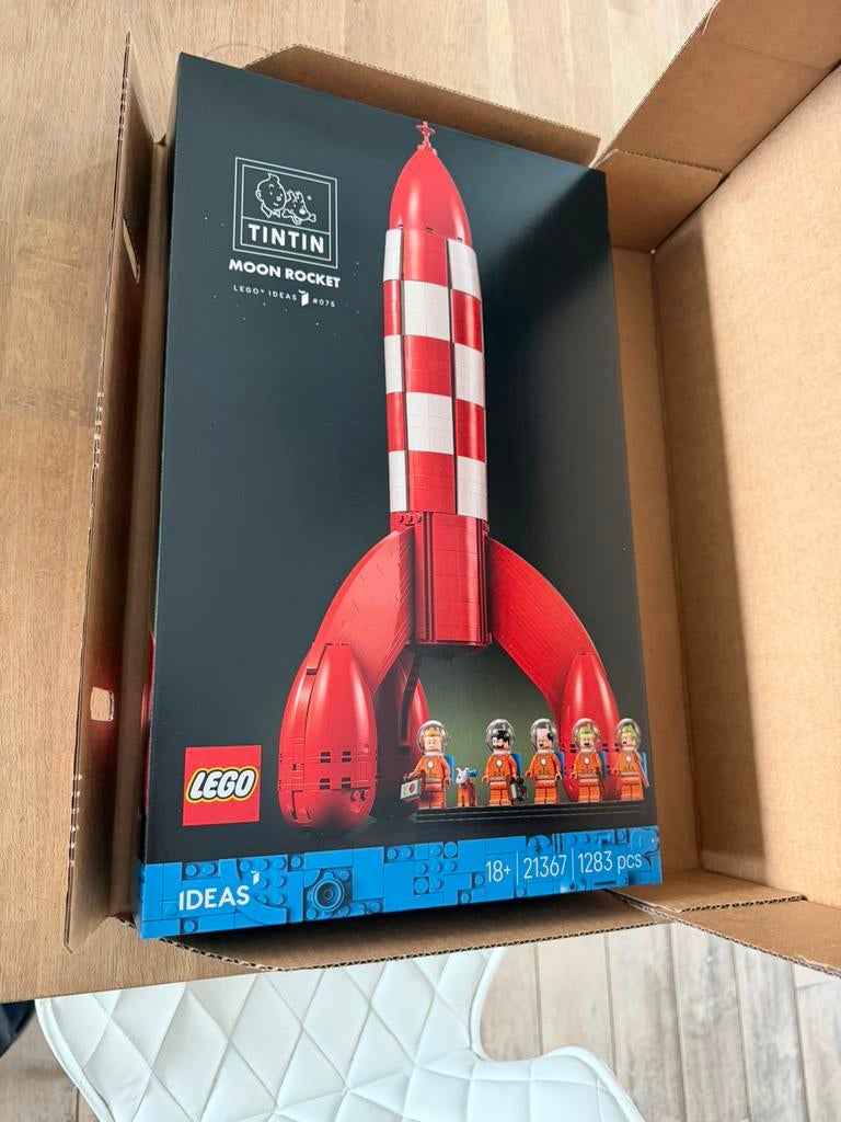 Lego 21367 Tintin Kuifje raket, Ophalen of Verzenden, Nieuw, Complete set, Lego