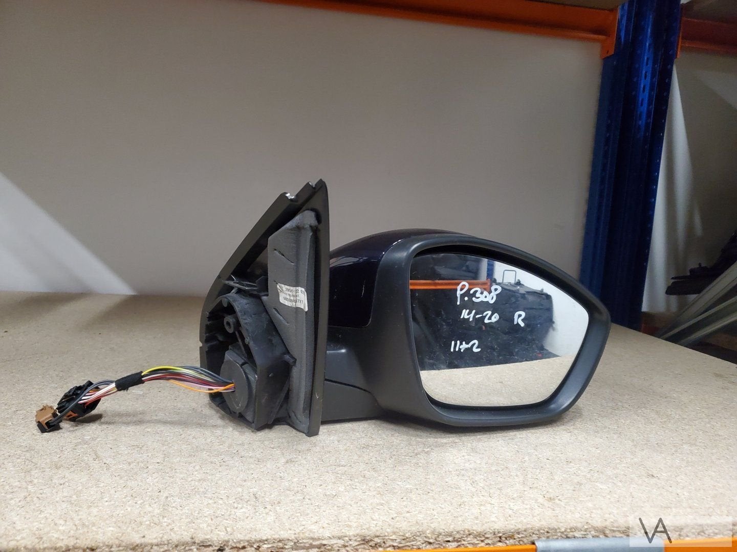 Peugeot 308 van 2013 - 2020 spiegel rechts 13 draden €100, -, Utilisé, -, Peugeot