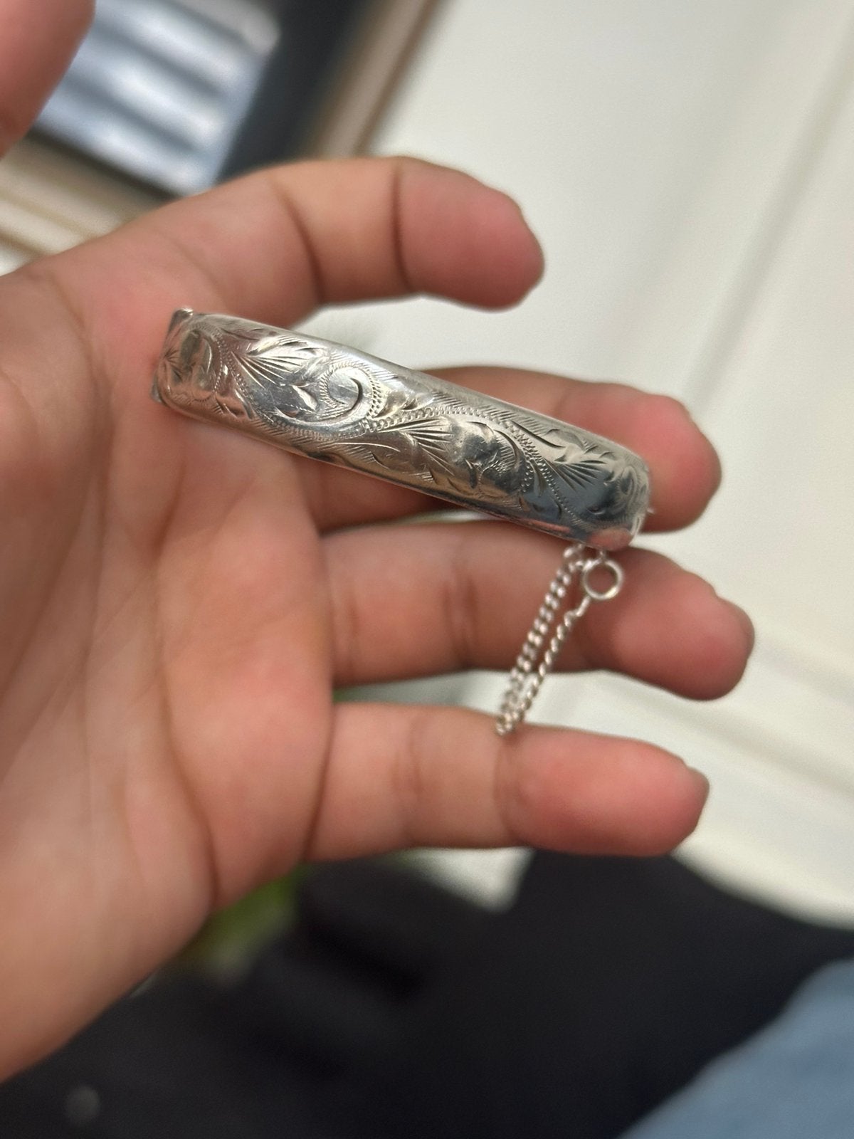 Set van 2 antieke zilveren armbanden, Ophalen, Zo goed als nieuw, Zilver, Zilver