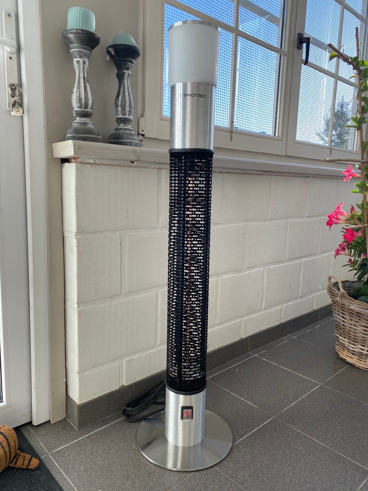 Terrasverwarmer/ merk Tortec, Tuin en Terras, Ophalen, Zo goed als nieuw
