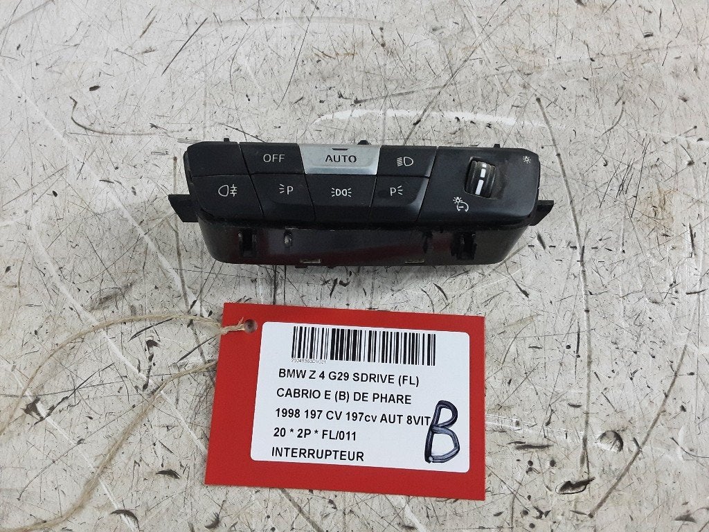SCHAKELAAR BMW Z4 Roadster (G29) (01-2018/-) (61319461145), Gebruikt, Mevr. I. Hauben, BMW, Rue de l'Espoir 34 34
4030  GRIVEGNÉE, BE