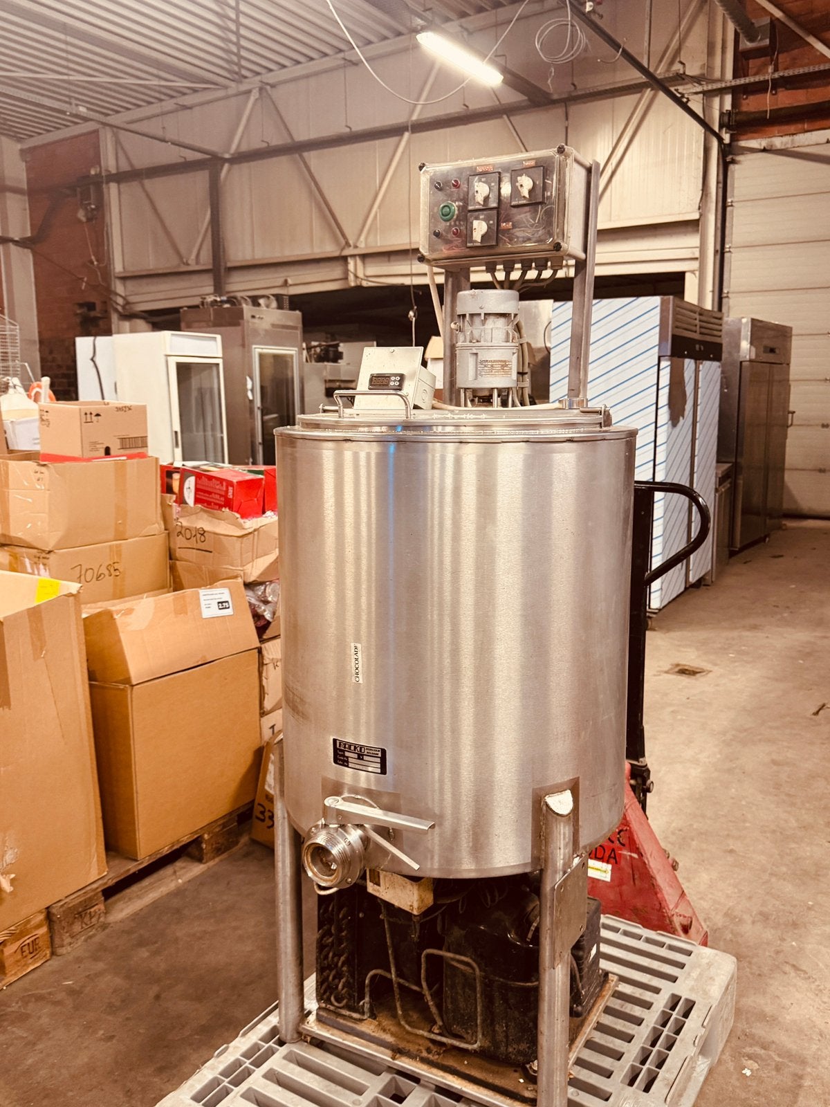 Professionele Packo IJsbereidingstank / Roertank, Articles professionnels