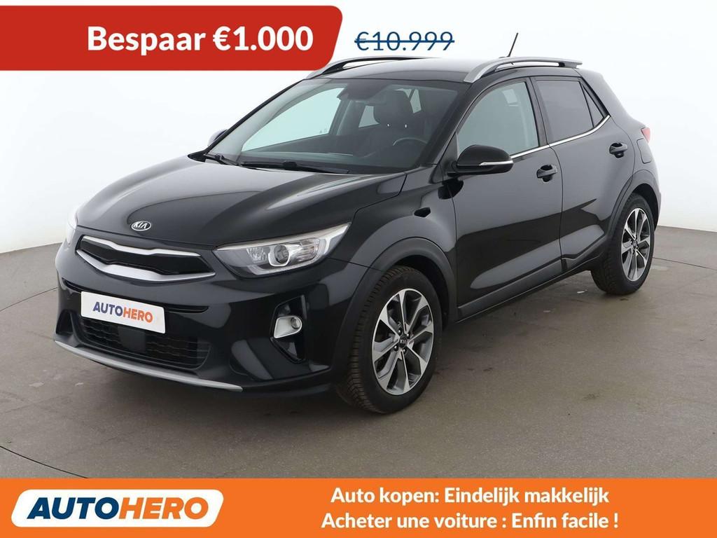 Kia Stonic 1.0 TGDI Spirit (bj 2018), Auto's, Kia, Voorwielaandrijving, Gebruikt, Zwart, 5 deurs
