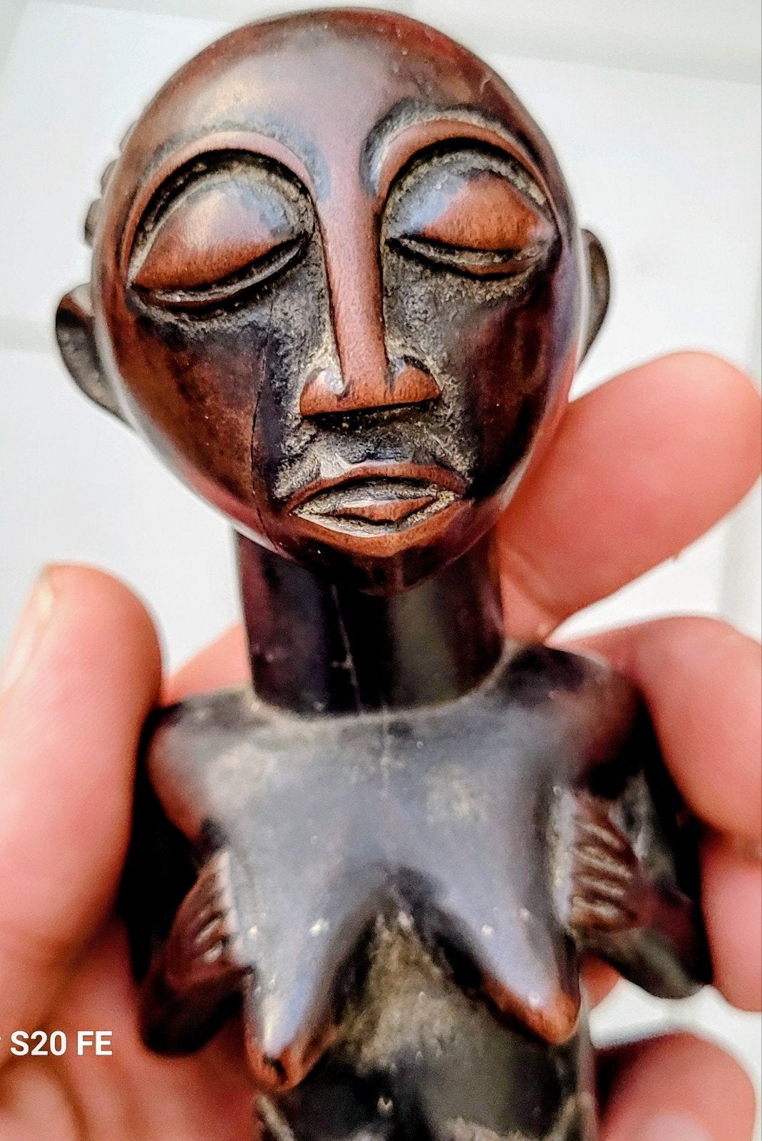 statuette Hemba africain Arme ethnique sculpture, Antiquités & Art, Sculpture, Afrique, Enlèvement ou Envoi, Brun