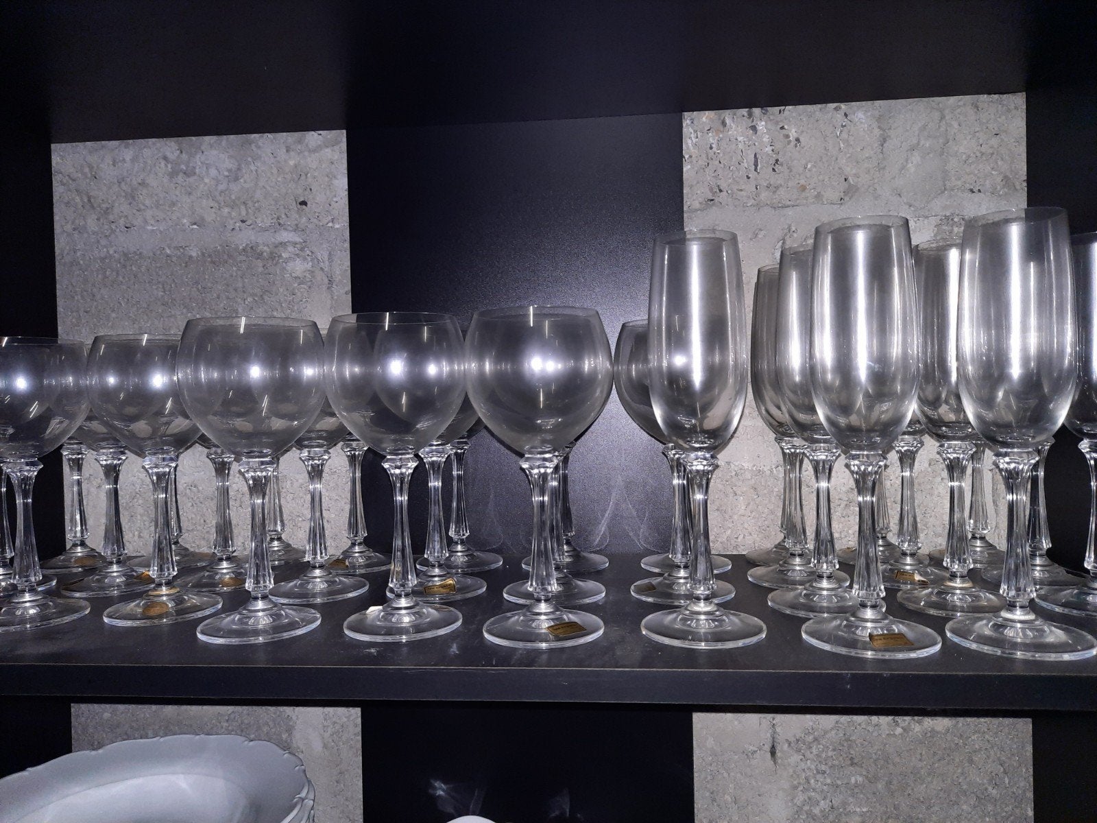 service de verres en cristal, Antiquités & Art, Enlèvement
