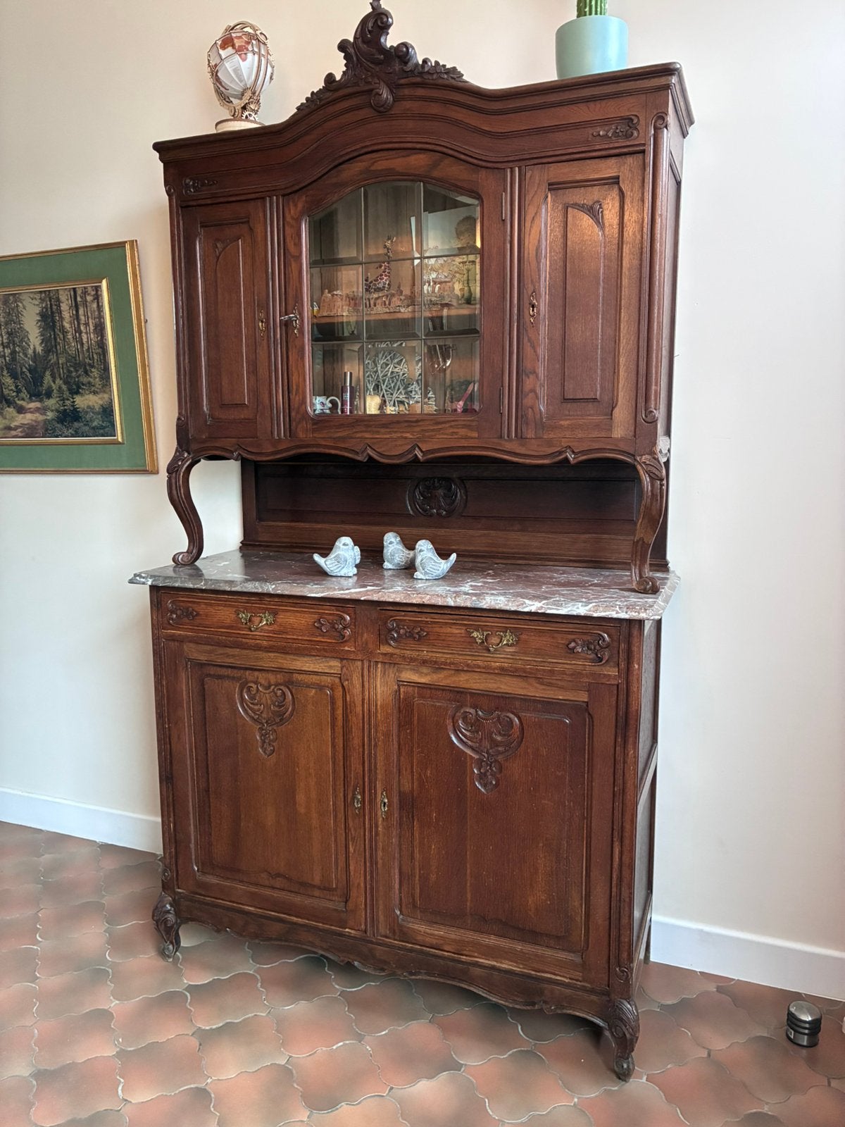 Antieken kloosterkast, Ophalen
