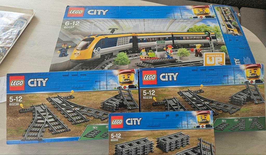 Lego city 60197 + 60205 + 60238 x2, Ophalen, Lego, City