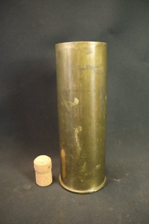 WO2 Tsjechische huls 8cm VZ17 LEEG, Verzamelen, Ophalen of Verzenden