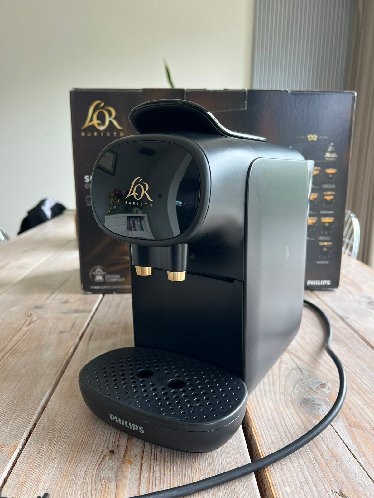 Philips L’Or koffiemachine voor cups, Elektronische apparatuur, Koffiezetapparaten, Ophalen, Gebruikt, Koffiemachine, 4 tot 10 kopjes