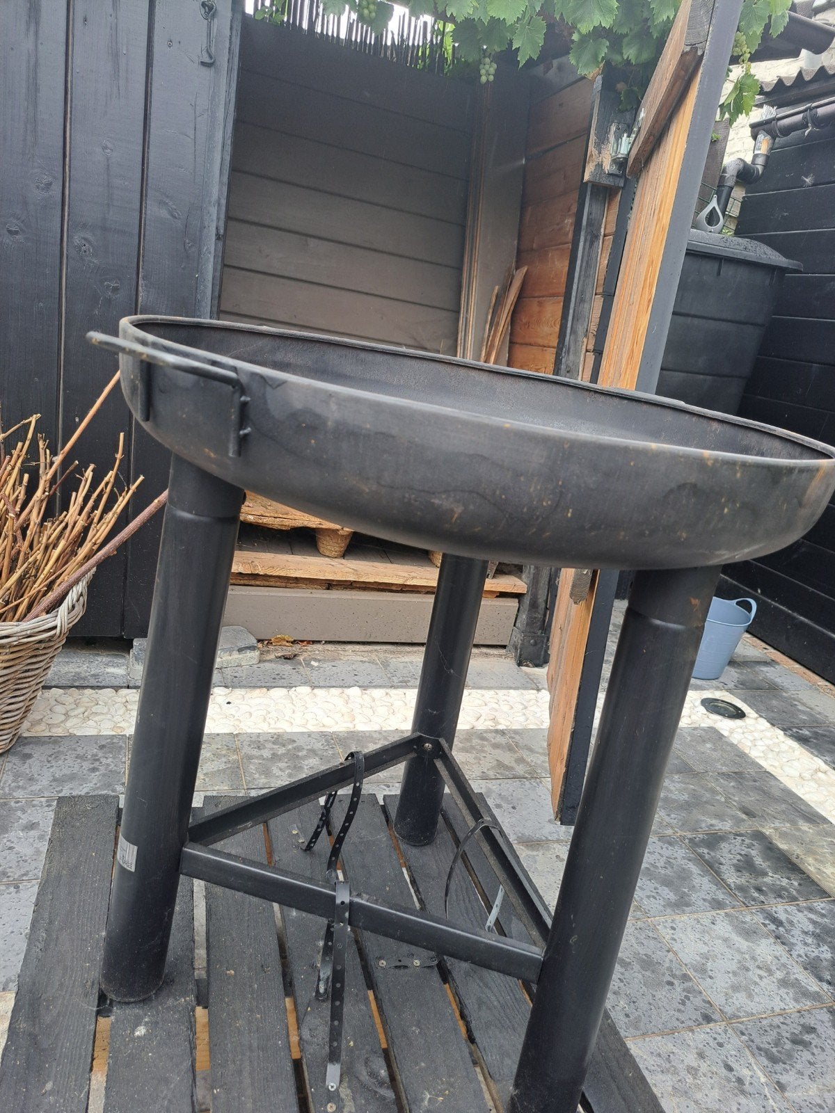 te koop bbq vuurschaal geen koerier diensten, Tuin en Terras, Ophalen, Gebruikt, Met accessoires