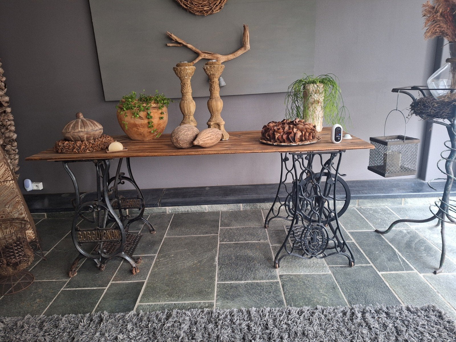 Tafel - decoratief - sidetable -mooi, Huis en Inrichting, Ophalen, Zo goed als nieuw, Industrieel landelijk