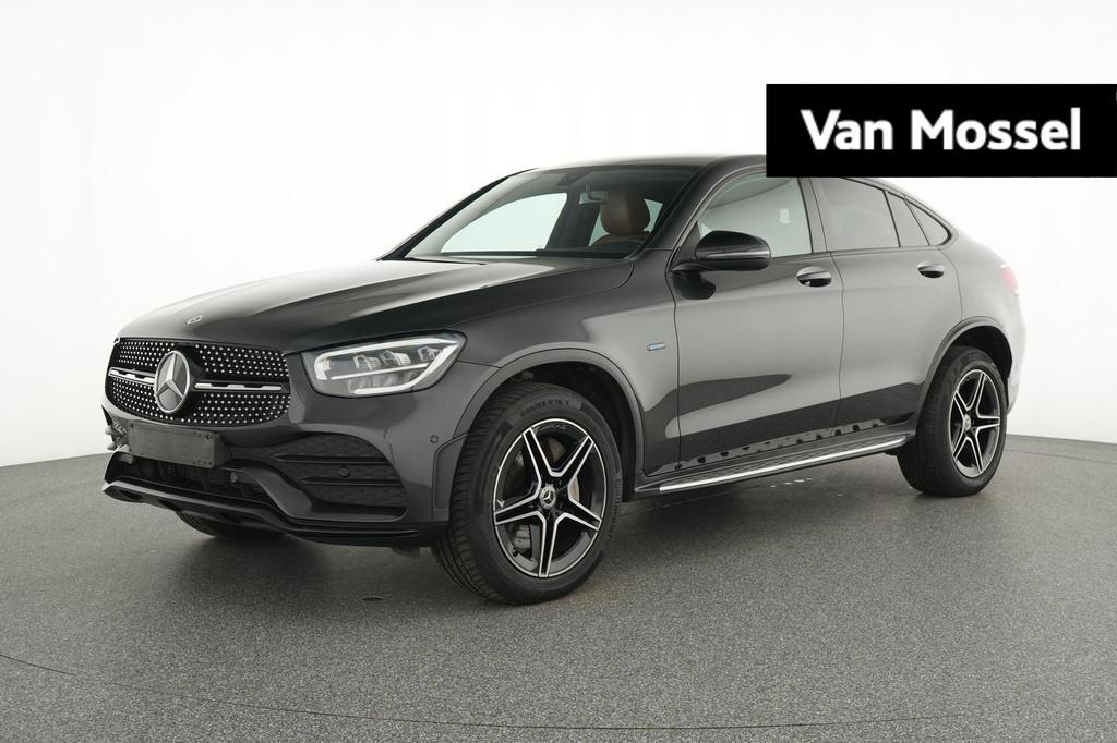 Mercedes-Benz GLC 300de Coupé AMG Line + LEDER + CARPLAY +, Autos, Cuir, Argent ou Gris, 143 kW, Euro 6