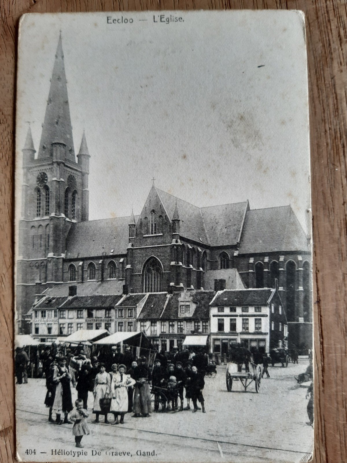 EEKLO EECLOO DE KERK 1906 !, Ophalen of Verzenden