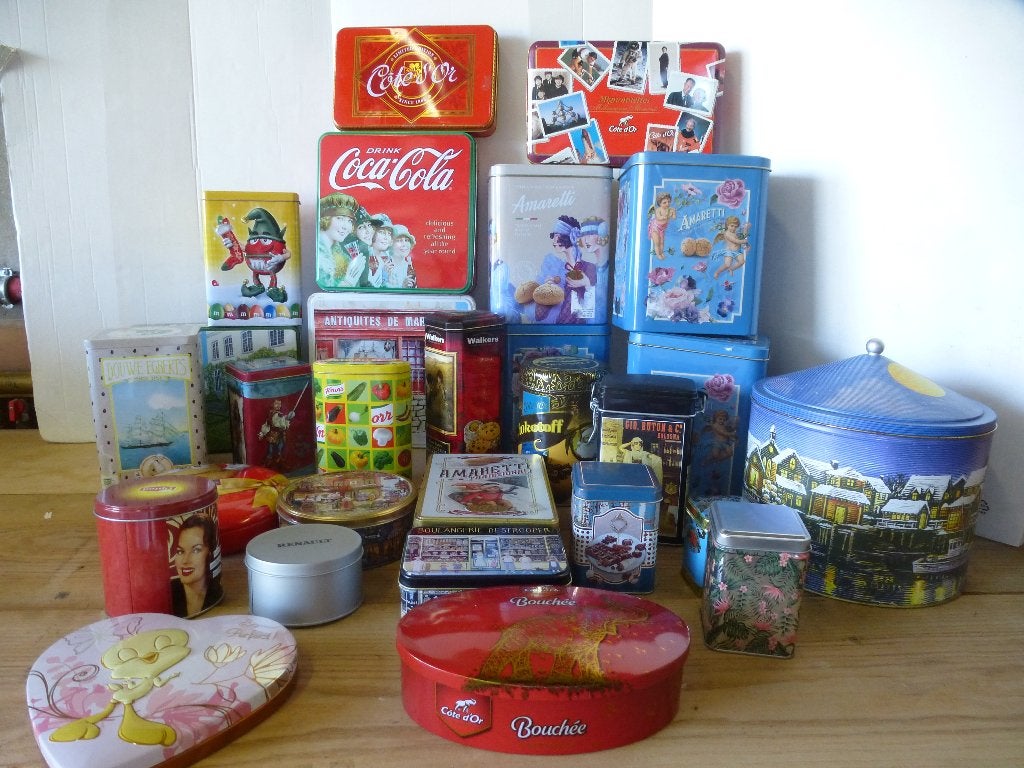 Blikken dozen, Ophalen of Verzenden, Zo goed als nieuw