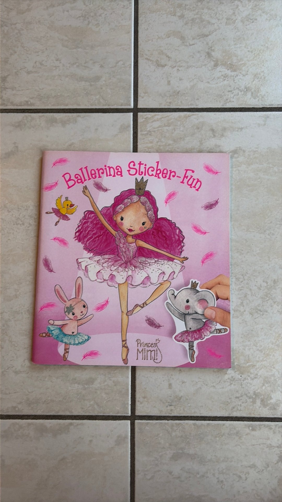 Prinses mimi ~ Ballerina sticker-fun, Verzenden, Nieuw, Papier, Schets- of Tekenboek