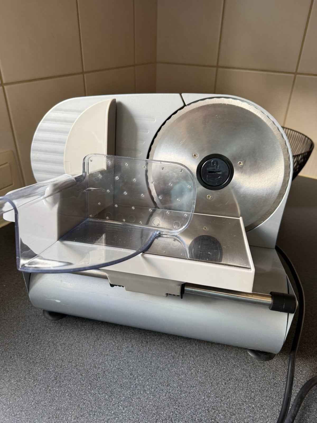 Snijmachine, Elektronische apparatuur, Keukenmixers, Ophalen, Zo goed als nieuw