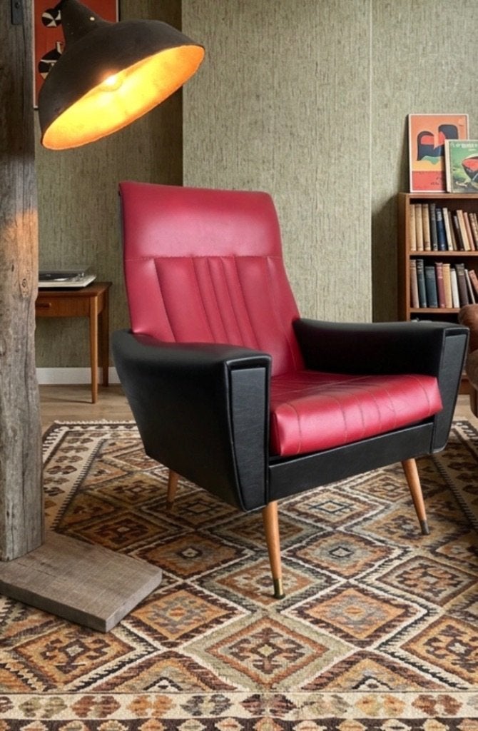 Retro / vintage fauteuil jaren ‘60, Huis en Inrichting, Ophalen