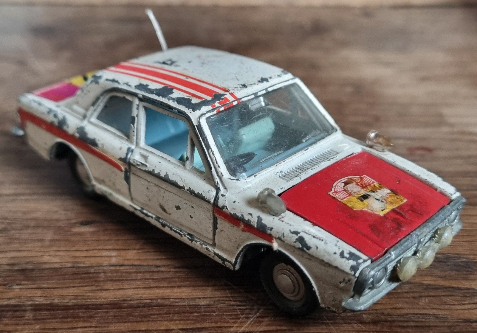 Dinky Toys Ford Cortina rally auto, Ophalen of Verzenden, Gebruikt, Auto, Dinky Toys