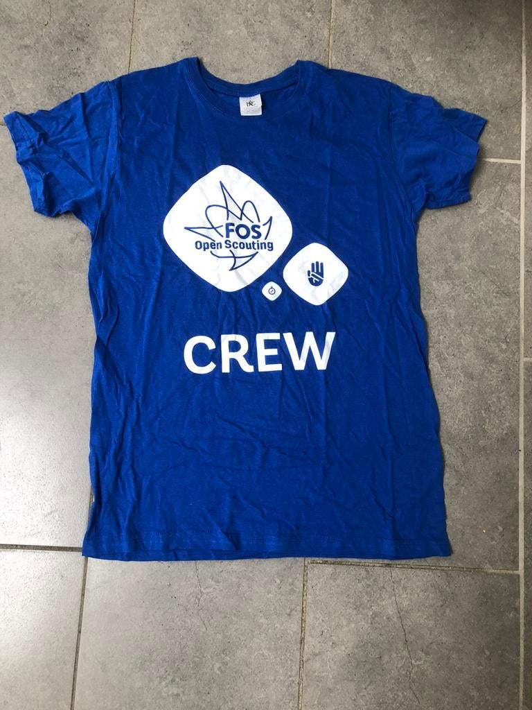 T-shirt FOS Open Scouting crew maat M, Verzamelen, Ophalen of Verzenden, Zo goed als nieuw, Kleding