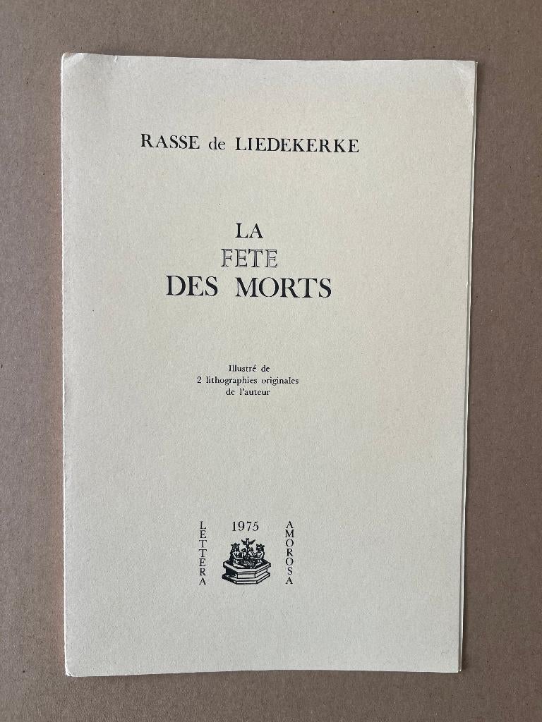 RASSE de LIEDEKERKE, Boeken, Verzenden, Zo goed als nieuw, DIVERSEN