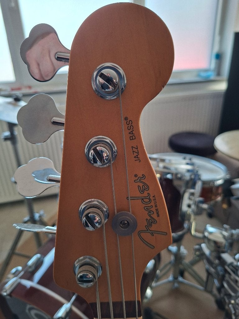 Jazzbasgitaar Fretless Fender, Muziek en Instrumenten, Snaarinstrumenten | Gitaren | Bas, Ophalen, Gebruikt, Elektrisch, Fretloos