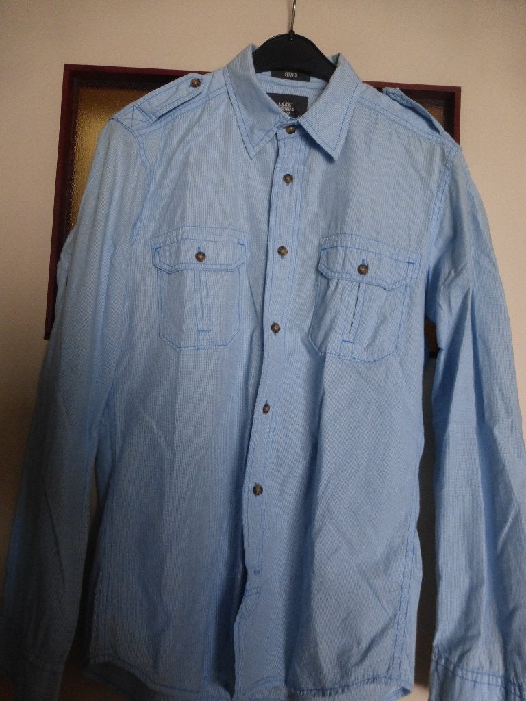 Chemise homme longues manches T:S !! 5€, Enlèvement ou Envoi, Comme neuf, Bleu