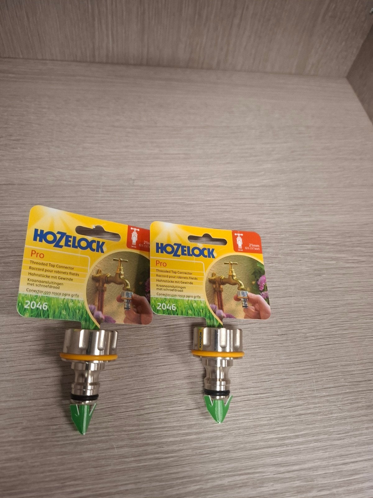 Hozelock metalen kraanaansluiting met schroefdraad G 1/2  21, Ophalen of Verzenden, Nieuw