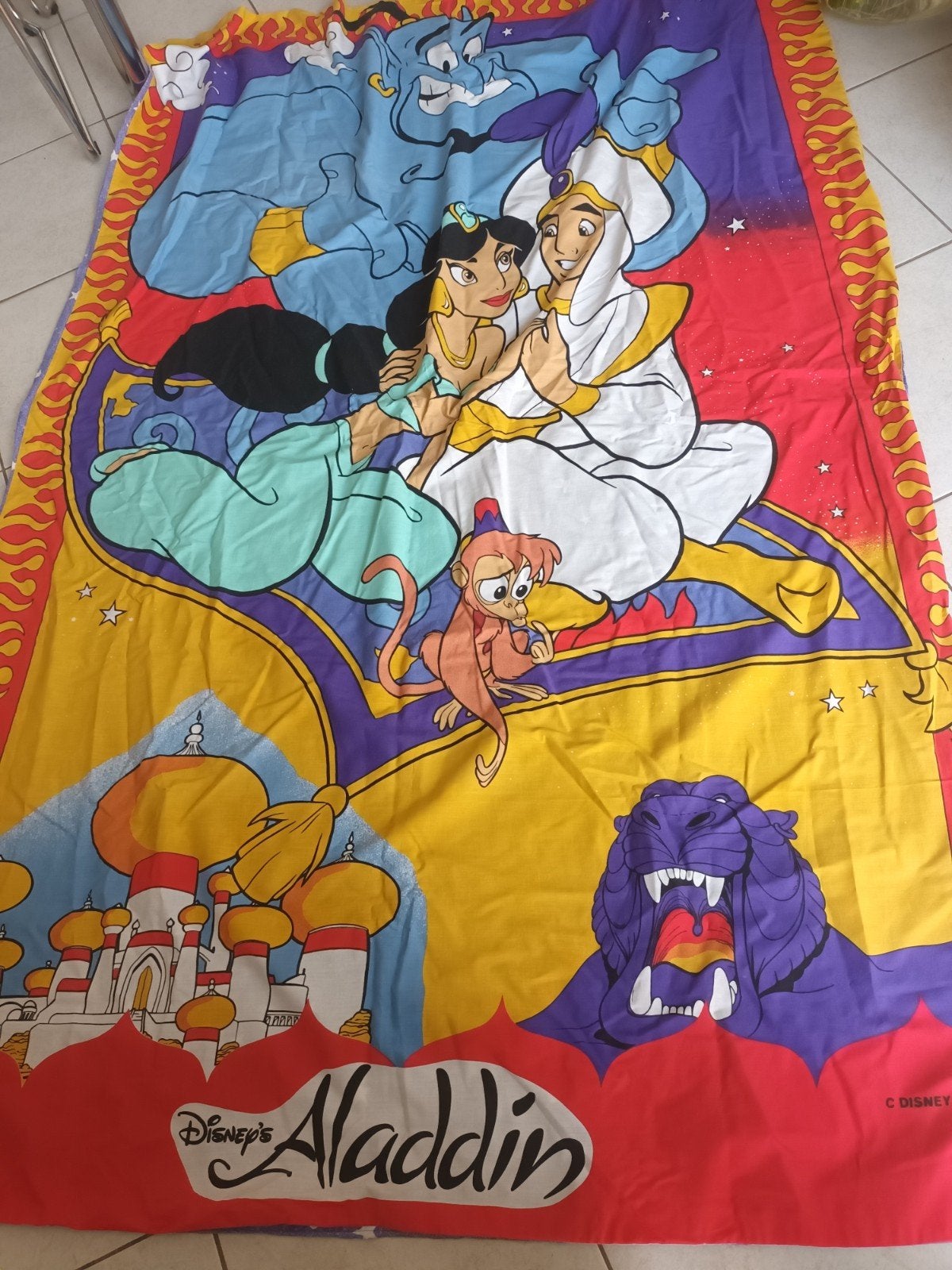 Disney Aladi overtrek donsdeken 1 persoon, Ophalen