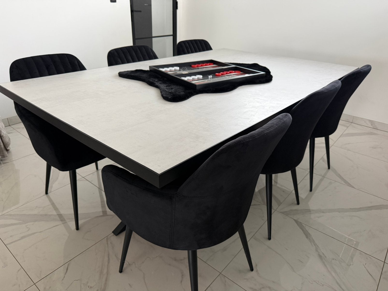 Tafel incl stoelen, Ophalen, Zo goed als nieuw