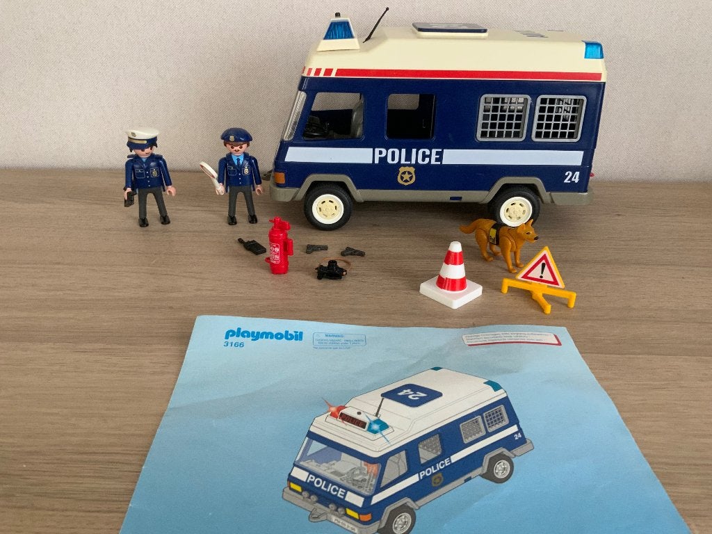 Playmobil 3166 politiebus(sirene en licht werken niet), Kinderen en Baby's, Ophalen, Gebruikt, Voertuig