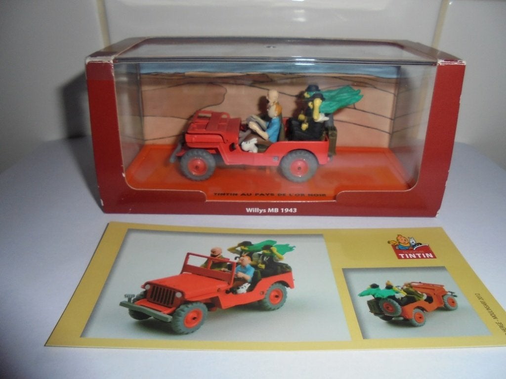 Kuifje nr 01 De Jeep op de cover, Verzamelen, Ophalen of Verzenden, Kuifje, Zo goed als nieuw, Overige typen